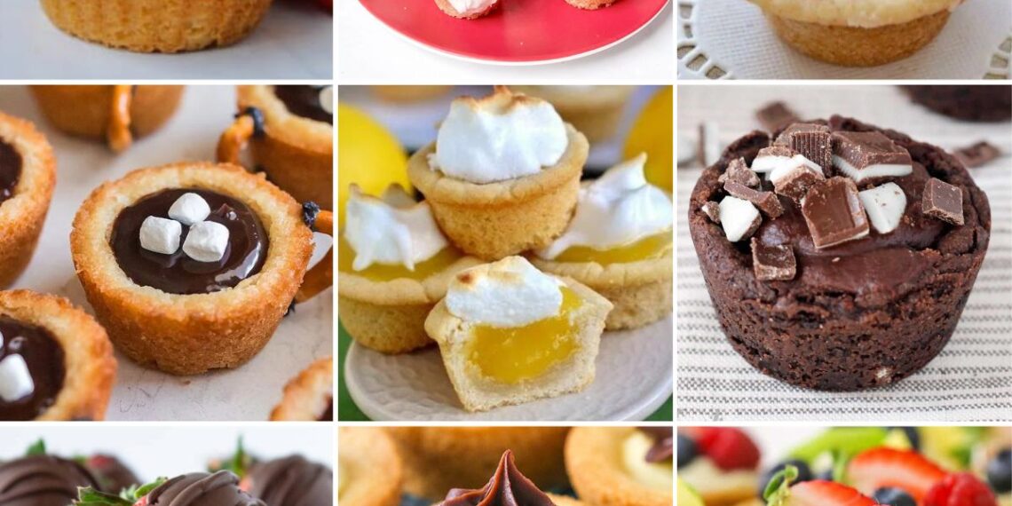 54 Cookie Cup Recipes made with a Mini Muffin Tin – The Crafty Blog Stalker
